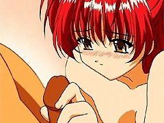 A Young Anime Girl With Red Hair Who Has Never Had Sex Before Has Sex With A Partner