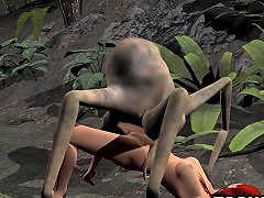Redhead In 3d Is Having Sex With An Extraterrestrial Arachnid